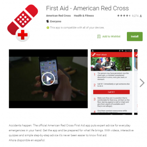 Red Cross First Aid App